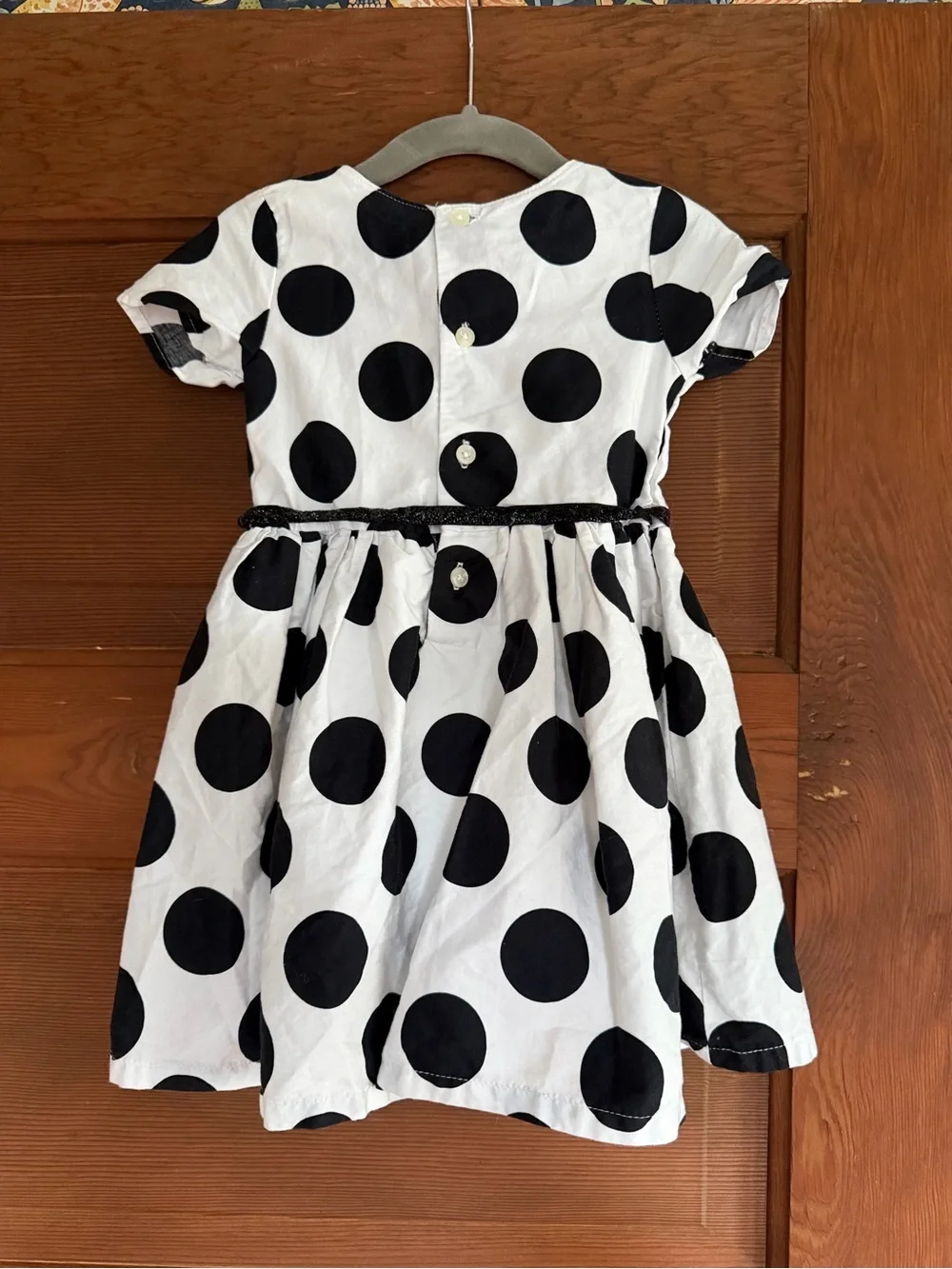 Carter's Black & White Polka Dot Baby Girls' Dress Size 18M
